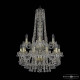 Подвесная люстра Bohemia Ivele Crystal 1409 1409/10+5/195/h-83/2d G