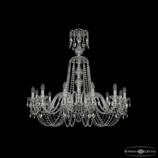 Подвесная люстра Bohemia Ivele Crystal 1402 1402/12/360/XL-95 Ni