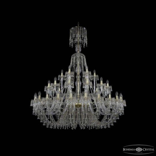 Подвесная люстра Bohemia Ivele Crystal 1410 1410/24+12+6/530/XL-167 G V0300
