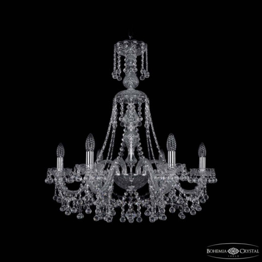 Подвесная люстра Bohemia Ivele Crystal 1409 1409/6/240/XL-75 Ni