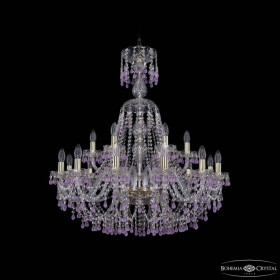 Подвесная люстра Bohemia Ivele Crystal 1410 1410/12+6/300/XL-95 G V7010
