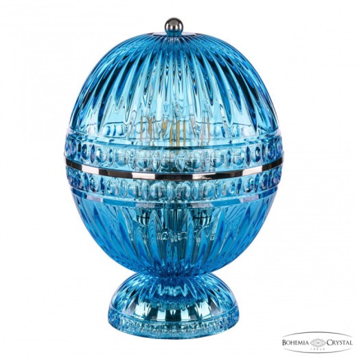 Подвесная люстра Bohemia Ivele Crystal 5680 5480L/20 Ni Aquamarine/M-1G