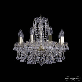 Подвесная люстра Bohemia Ivele Crystal 1409 1409/8/141 G