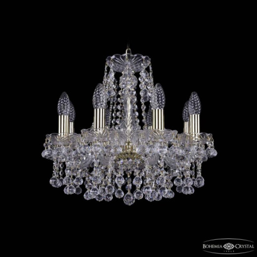 Подвесная люстра Bohemia Ivele Crystal 1409 1409/8/141 G