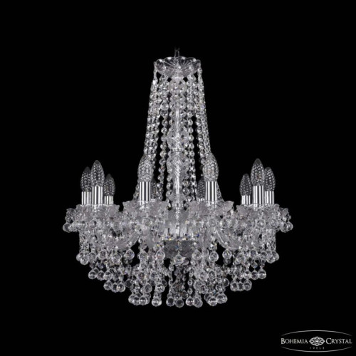 Подвесная люстра Bohemia Ivele Crystal 1409 1409/10/195/h-63 Ni