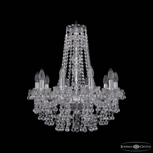 Подвесная люстра Bohemia Ivele Crystal 1409 1409/10/195/h-63 Ni