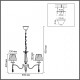 Подвесная люстра Lumion MAGDA 8316/6
