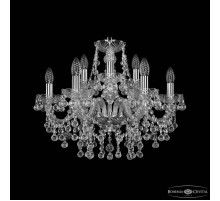 Подвесная люстра Bohemia Ivele Crystal 1409 1409/6+3/195 Ni