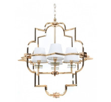 Подвесная люстра LUMINA DECO Baltimore LDP 8020-4 GD+WT