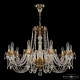 Подвесная люстра Bohemia Ivele Crystal 5402 5402/10/300 G Amber/M-1H