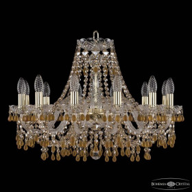 Подвесная люстра Bohemia Ivele Crystal 1410 1410/12/240 G V1003 R721