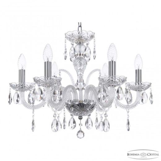 Подвесная люстра Bohemia Ivele Crystal 118 118/6/195 Ni