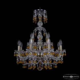 Подвесная люстра Bohemia Ivele Crystal 1410 1410/8+4/195/XL-66 Pa V1003