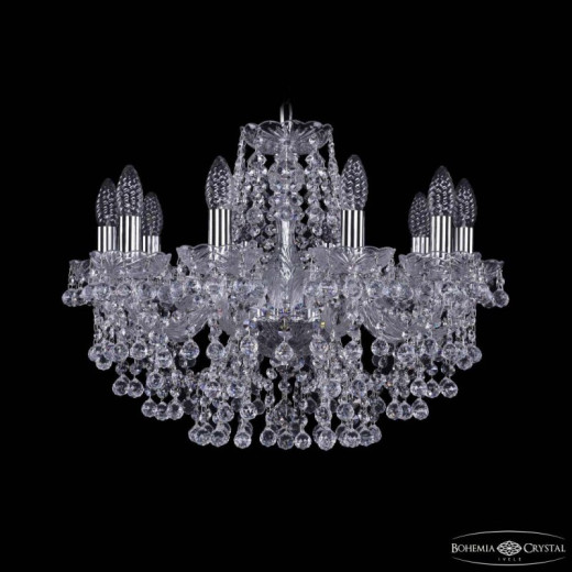 Подвесная люстра Bohemia Ivele Crystal 1409 1409/10/195 Ni