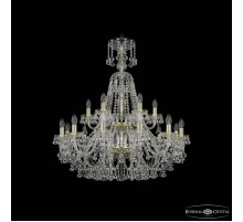 Подвесная люстра Bohemia Ivele Crystal 1409 1409/12+6/300/XL-94/2d G