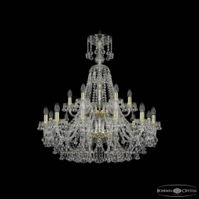 Подвесная люстра Bohemia Ivele Crystal 1409 1409/12+6/300/XL-94/2d G