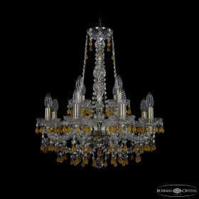 Подвесная люстра Bohemia Ivele Crystal 1410 1410/8+4/195/h-63 Pa V1003