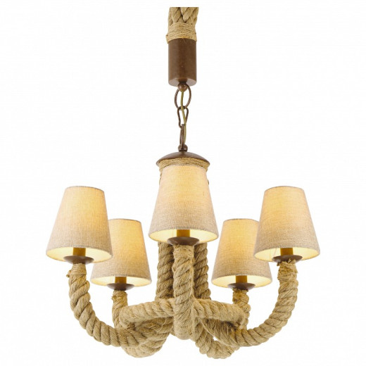 Подвесная люстра Arte Lamp Corda A8958LM-5BR