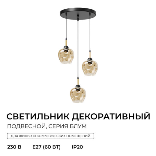 Подвесная люстра Apeyron Electrics  16-206