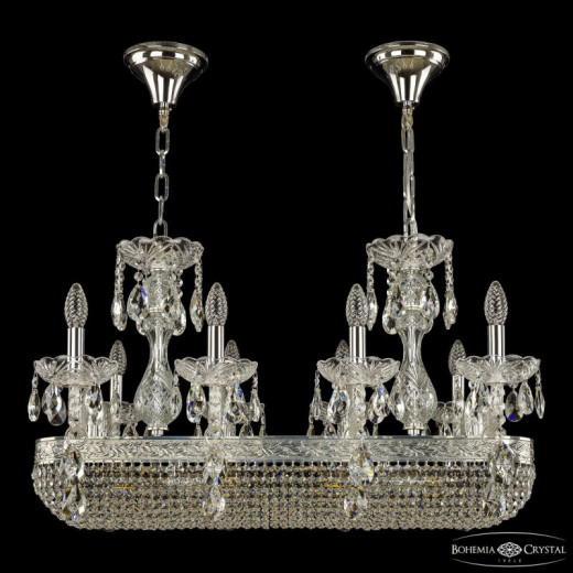 Подвесная люстра Bohemia Ivele Crystal 1452 1452/8/195/800 Ni