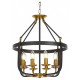 Подвесная люстра LUMINA DECO Berling LDP 8024-8 BK+MD