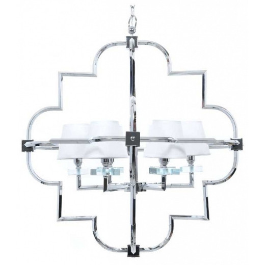 Подвесная люстра LUMINA DECO Baltimore LDP 8020-6 CHR+WT