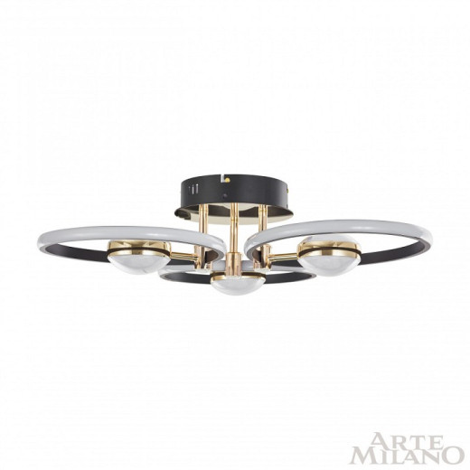 Потолочная люстра Arte Milano Ferrara-76140 276140/3+3 BK/GD