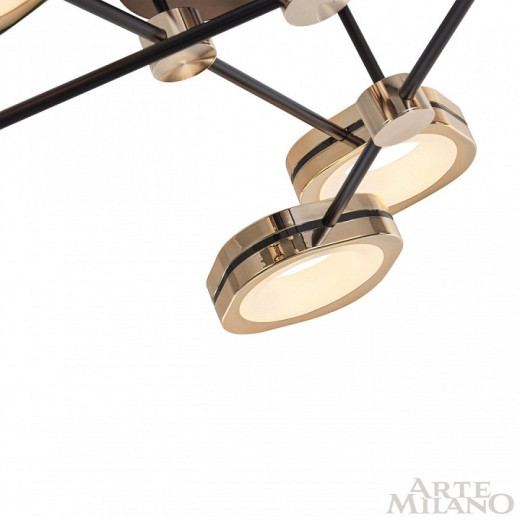 Потолочная люстра Arte Milano Ferrara-71040 277999/6 BK/GD