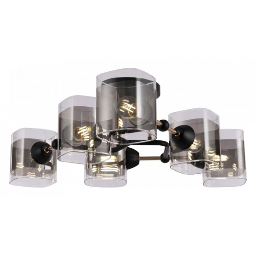 Потолочная люстра Arte Milano AMALFI-324308 324308/6 BK+FG