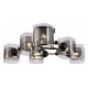 Потолочная люстра Arte Milano AMALFI-324308 324308/6 BK+FG