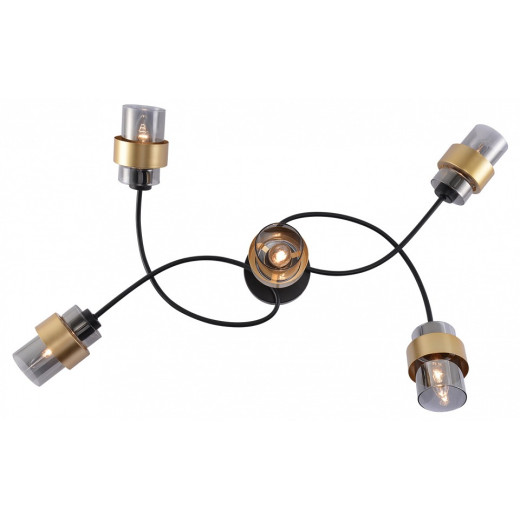 Потолочная люстра Escada 1139 1139/5P Black/Gold