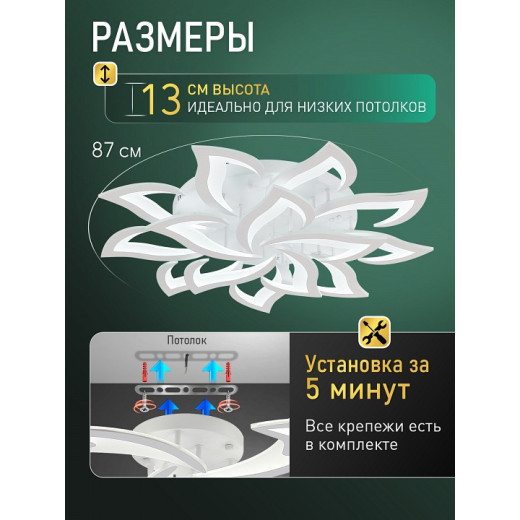 Потолочная люстра Natali Kovaltseva  LED LAMPS 85009