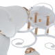 Потолочная люстра Arte Milano AMALFI-325395 325395/5A WH+FG