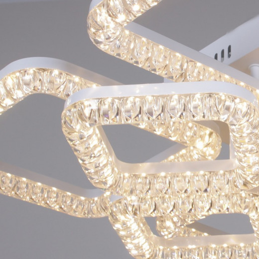 Потолочная люстра 09848-0.3-4+4A WH