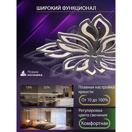 Потолочная люстра Natali Kovaltseva FORTUNA LED LAMPS 81107/7C