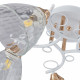 Потолочная люстра Arte Milano AMALFI-321395 321395/5A WH+FG