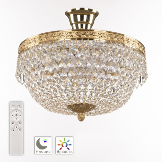 Потолочная люстра Bohemia Ivele Crystal 1901 19011/35IV/LED-DIM G