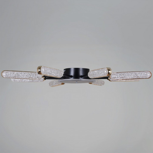 Потолочная люстра  08290-0.3-08 BK+GD