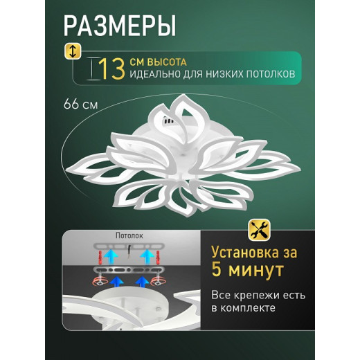 Потолочная люстра Natali Kovaltseva  LED LAMPS 85003