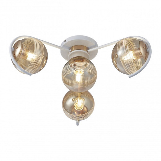 Потолочная люстра Arte Milano AMALFI-326208 326208/3+1 WH+FG