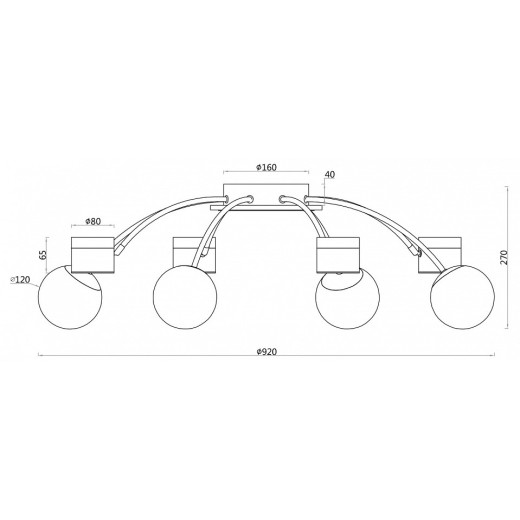 Потолочная люстра F-promo Canvas 3096-8P