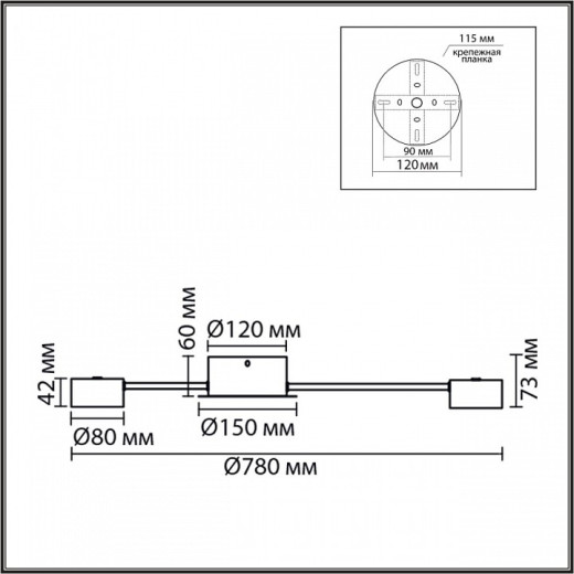 Потолочная люстра Lumion TORINA 8343/10C