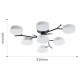Потолочная люстра Arte Milano Ferrara 256606/6+1 Bk/Wh