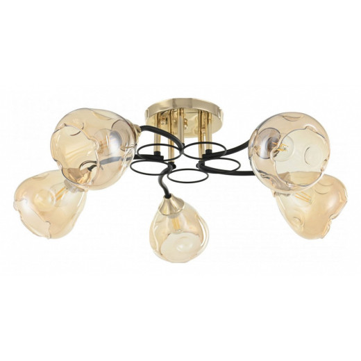 Потолочная люстра Arte Milano AMALFI-324106 324106/5 FG+BK