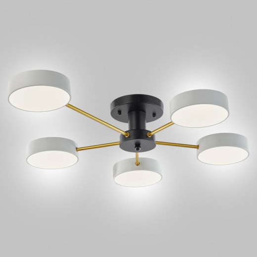 Потолочная люстра Arte Milano Ferrara 252006/5 Bk/Wh