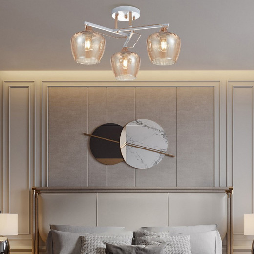 Потолочная люстра Arte Milano AMALFI-329508 329508/3 WH+FG
