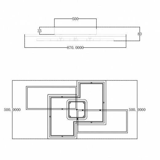 Потолочная люстра Escada  10216/S LED