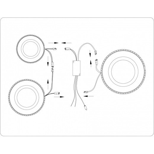 Потолочная люстра Ambrella Light FA FA8867