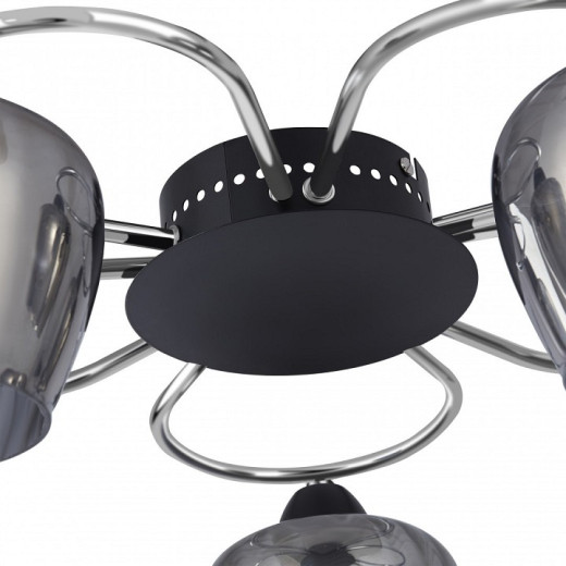 Потолочная люстра Arte Milano AMALFI-321508 321508/5 CR+BK