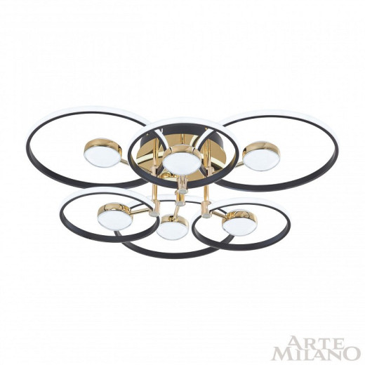 Потолочная люстра Arte Milano Ferrara-76140 276140/6+6 BK/GD